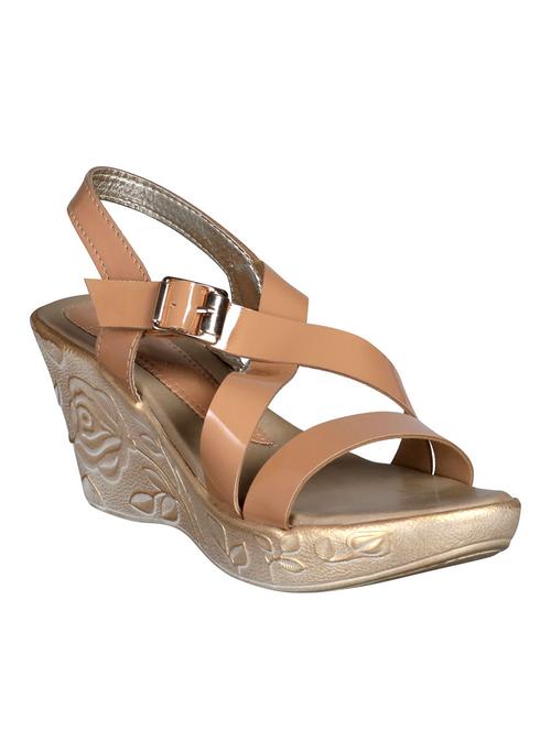 brown back strap wedge - 15128387 - Very Small Image - 1