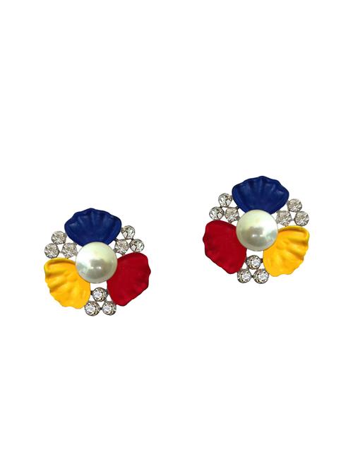 multi colored metal studs earring - 15129249 - Very Small Image - 1