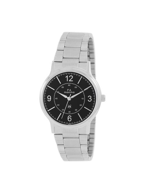 maxima black dial watch for men - 48274cmgi - 15130421 - Very Small Image - 1
