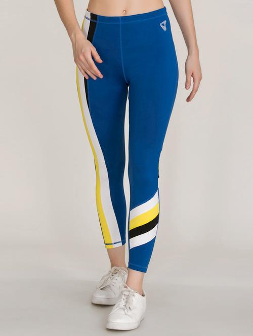 blue printed track pant - 15132000 - Very Small Image - 1