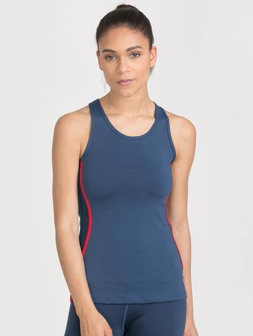 dark blue polyester tank tee - 15132065 - Very Small Image - 1