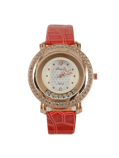 jm a831 pu leather belt ladies watch - 15132332 - Very Small Image - 1