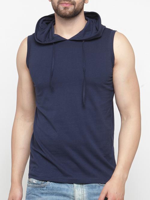 navy blue cotton t-shirt - 15135382 - Very Small Image - 1