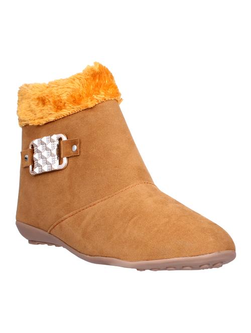 beige suede ankelboot - 15135499 - Very Small Image - 1