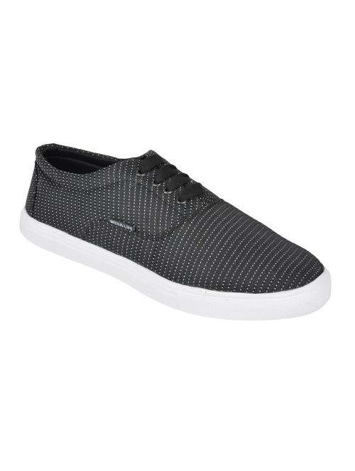 black canvas lace up sneaker - 15136715 - Very Small Image - 1