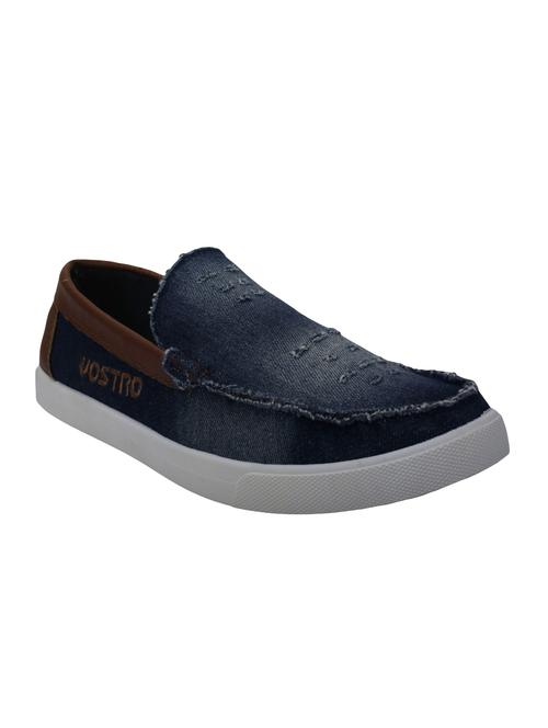 blue denim casual slipon - 15137127 - Very Small Image - 1