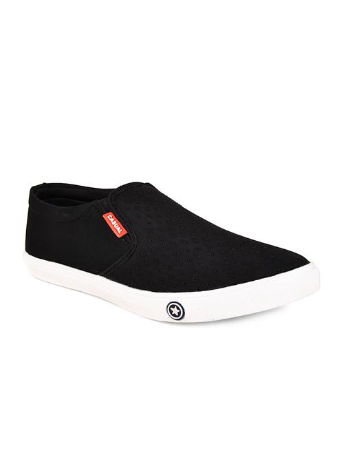 black canvas casual slipon - 15139118 - Very Small Image - 1