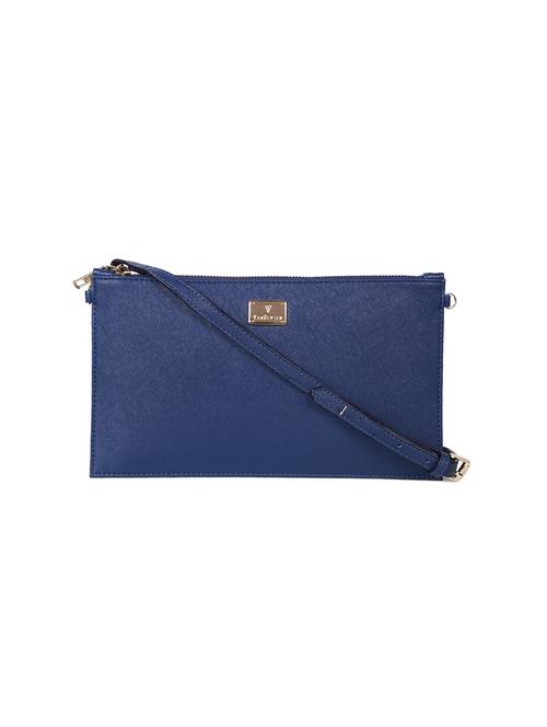 blue leatherette  regular sling bag - 15140982 - Very Small Image - 1