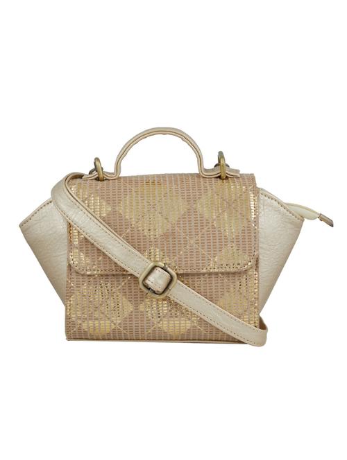 gold leather sling bag - 15142590 - Very Small Image - 1