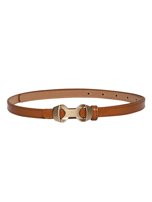 brown leatherette (pu belt - 15145788 - Very Small Image - 1