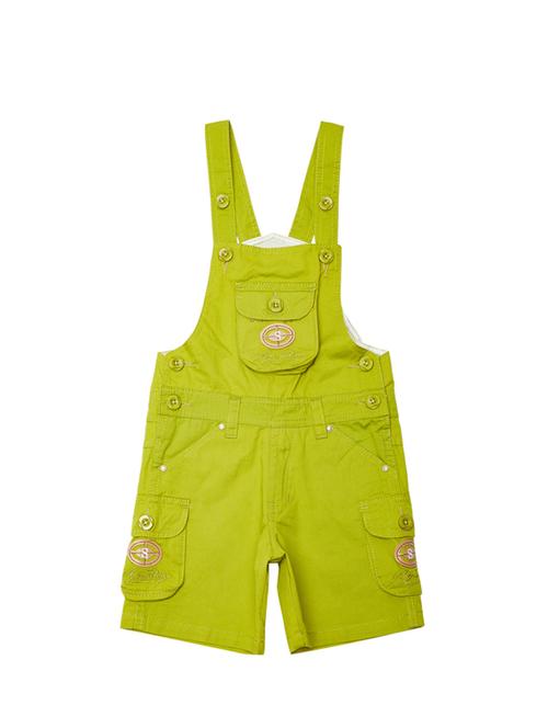 green cotton dungaree - 15146223 - Very Small Image - 1