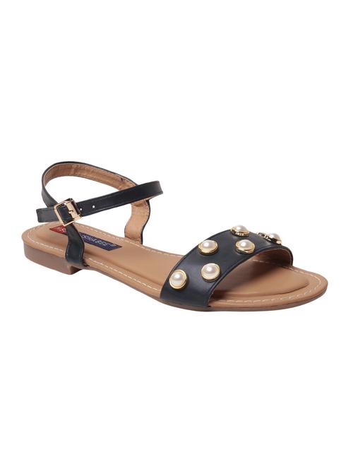navy ankle strap sandal - 15146759 - Very Small Image - 1