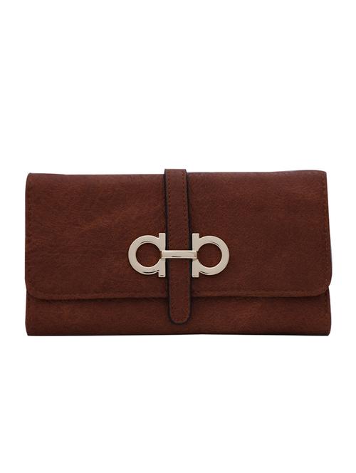 brown leatherette (pu wallet - 15148163 - Very Small Image - 1