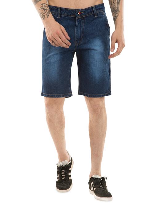 dark blue denim shorts - 15148308 - Very Small Image - 1
