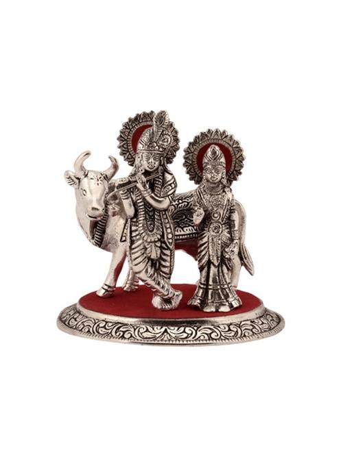 radha krishna statue with cow - 15149479 - Very Small Image - 1