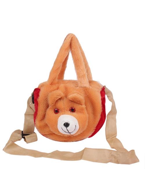 brown fur fashion backpack - 15149746 - Very Small Image - 1