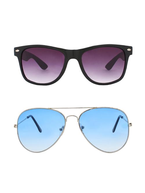 abner combo of 2 sunglasses wayfarer & aviator sunglasses-combo 2360 - 15156137 - Very Small Image - 1