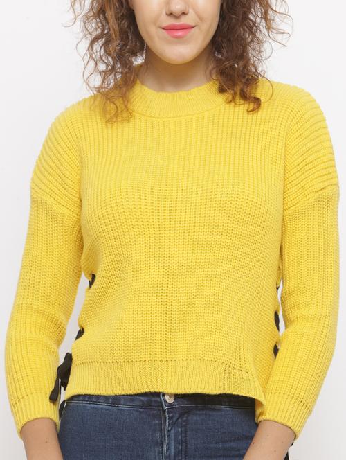 yellow acrylic pullover - 15158650 - Very Small Image - 1