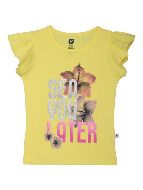 yellow cotton  top - 15159396 - Very Small Image - 1