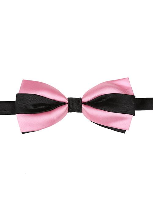 pink micro fiber bow tie - 15160565 - Very Small Image - 1