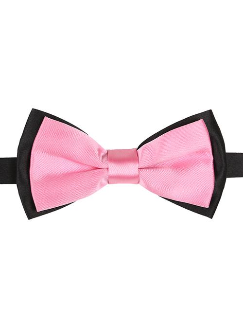 pink micro fiber bow tie - 15160586 - Very Small Image - 1