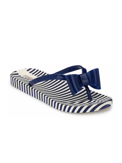 navy rubber flip flop - 15160795 - Very Small Image - 1