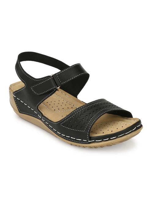 black ankle strap wedge - 15160809 - Very Small Image - 1