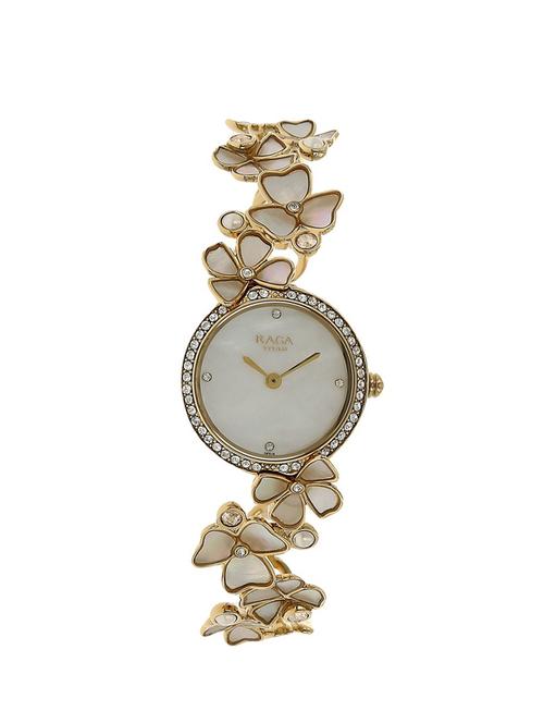 titan raga analog mother of pearl dial women's watch - 95030ym01j - 15162122 - Very Small Image - 1