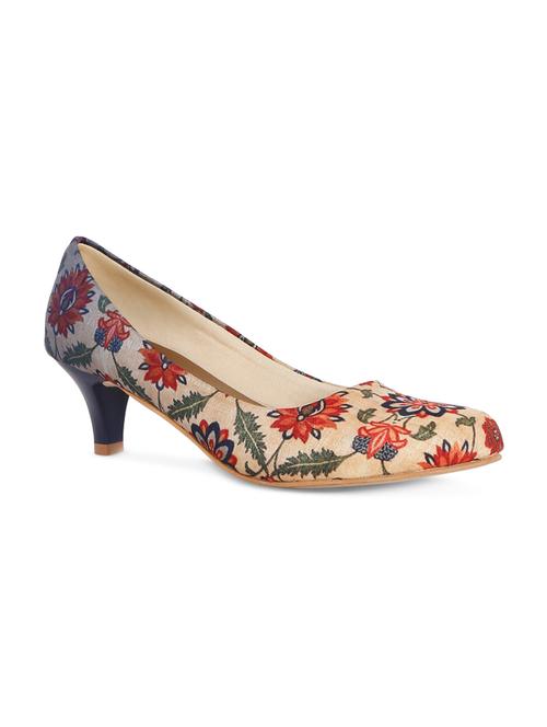 multi colored fabric slip on pumps - 15163662 - Very Small Image - 1