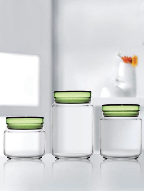 glass food storage jar (pack of 3)  - 15167865 - Very Small Image - 1