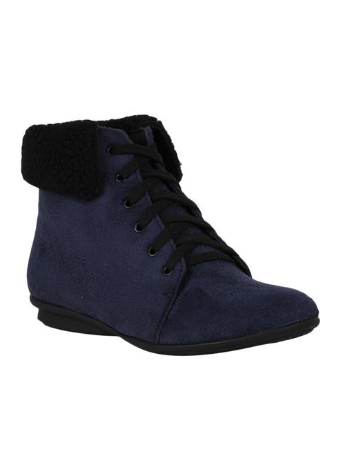 navy suede ankle  boot - 15168615 - Very Small Image - 1