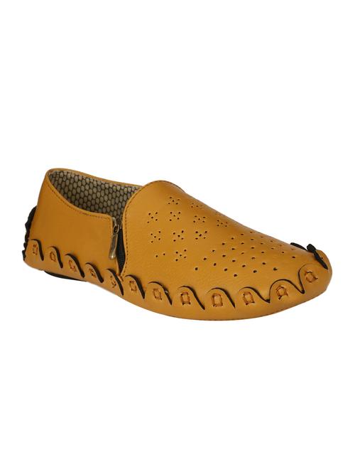 tan leatherette casual slipon - 15168632 - Very Small Image - 1