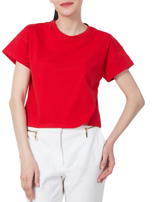 drop shoulder boxy tee - 15168833 - Very Small Image - 1
