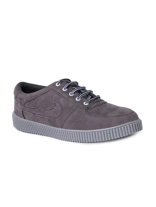 grey suede lace up sneaker - 15169256 - Very Small Image - 1
