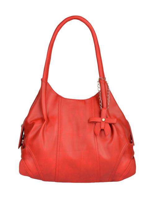 red leatherette (pu) handbag - 15169618 - Very Small Image - 1