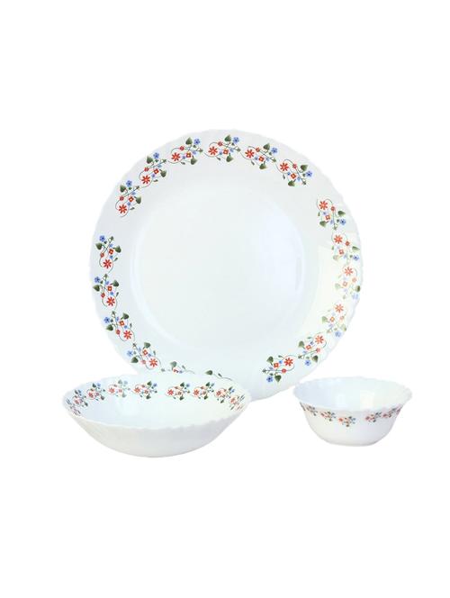 diva round laurel vine dinner set 19 -pcs dinner set - 15170007 - Very Small Image - 1