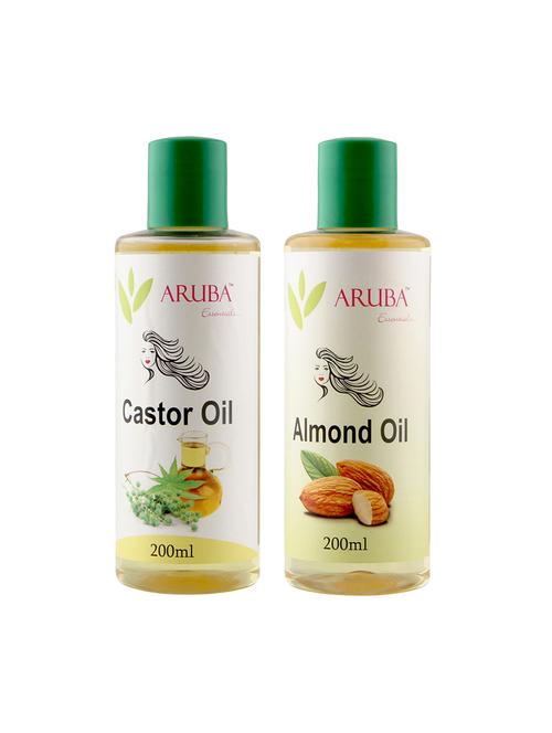aruba essentials castor & almond oil each 200 ml - 15170581 - Very Small Image - 1