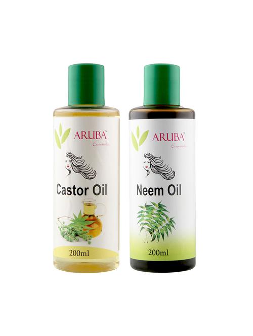 aruba essentials castor & neem oil each 200 ml - 15170582 - Very Small Image - 1