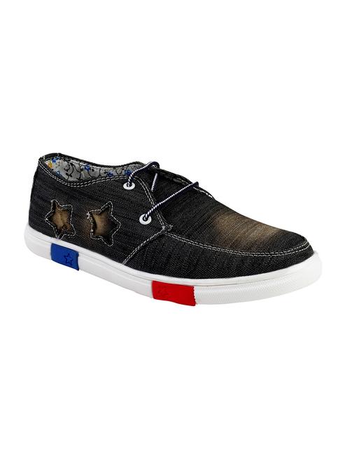 black denim lace up sneaker - 15170652 - Very Small Image - 1