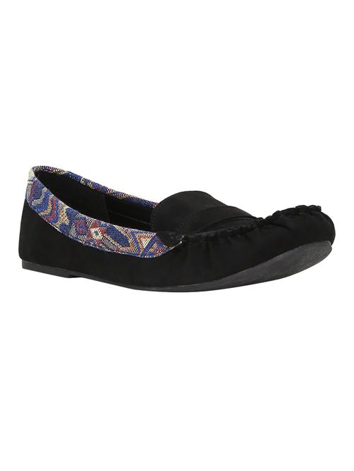black pu slip on loafers - 15171805 - Very Small Image - 1