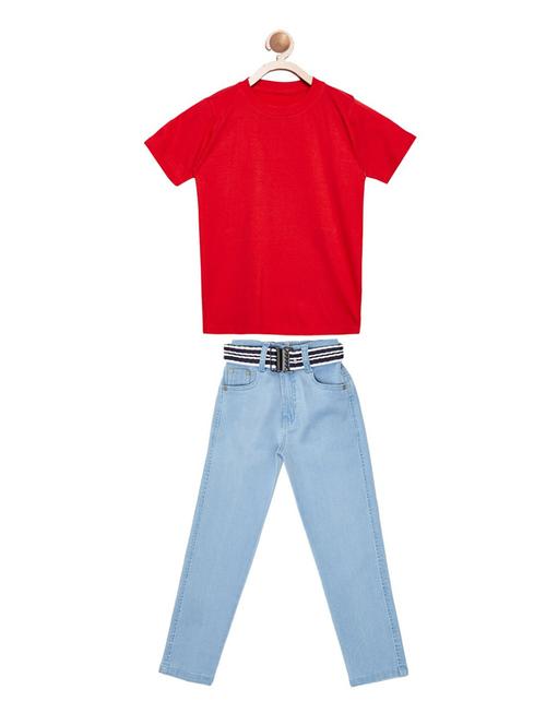 multi colored cotton full length set - 15171900 - Very Small Image - 1