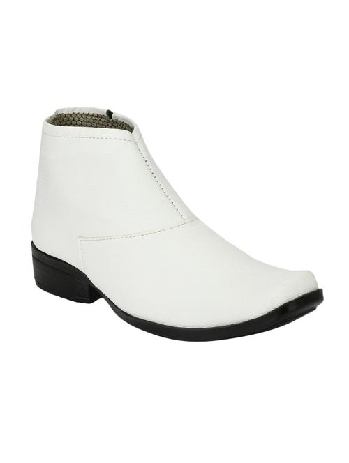 white leather slip on boot - 15173355 - Very Small Image - 1