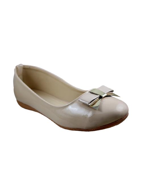 beige leatherette slip on ballerina - 15173650 - Very Small Image - 1