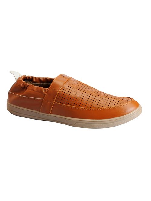 tan leatherette casual slipon - 15178772 - Very Small Image - 1