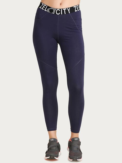 navy blue cotton track pant - 15180672 - Very Small Image - 1