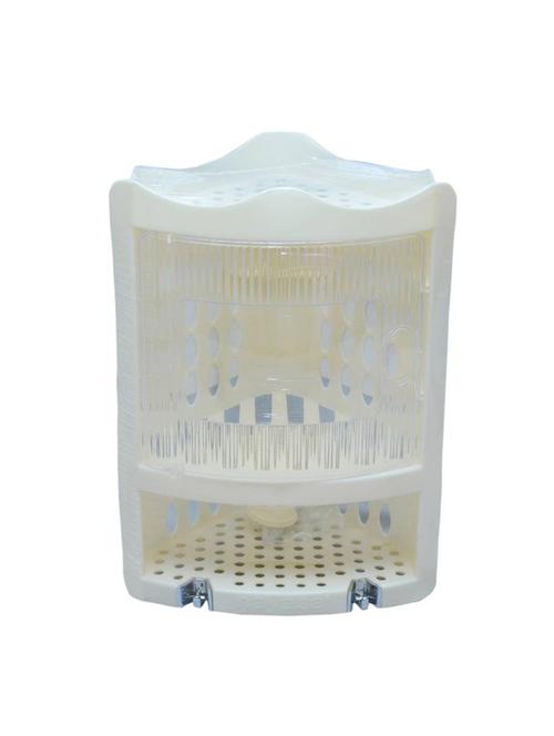 nayasa plastic corner rack, small, cream - 15183935 - Very Small Image - 1