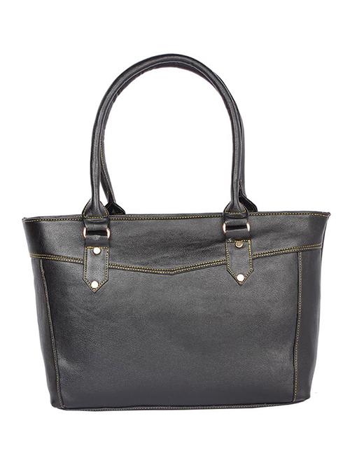 black leatherette (pu) handbag - 15189948 - Very Small Image - 1