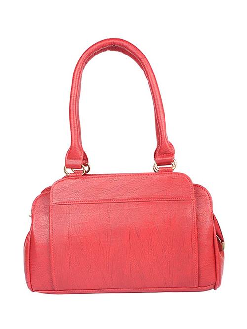 red leatherette (pu) handbag - 15189950 - Very Small Image - 1