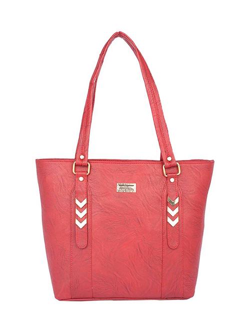 pink leatherette (pu) handbag - 15189961 - Very Small Image - 1