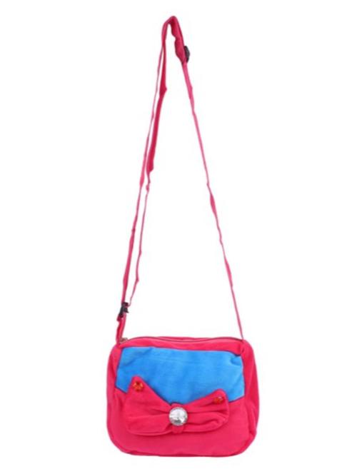 pink cotton blend bag - 15190026 - Very Small Image - 1